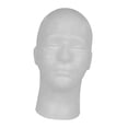 thumbnail image 3 of TISHITA 2x Male Foam Head Stand Portable Lightweight Multi Functional Professional Stable Base Mannequin Head Hat Display Stand for Home Props, 3 of 8