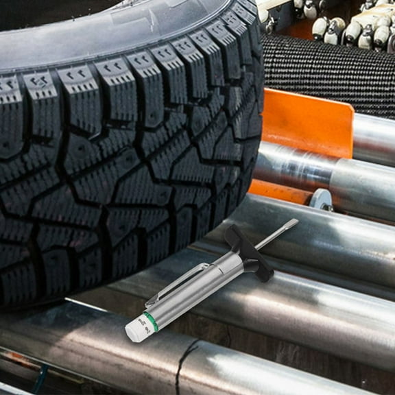 GOOHOCHY  4 Pcs Tire Gauge for Semi Truck Measure Tool Depth Thread Wear Silver