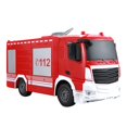 thumbnail image 1 of Camión de con control remoto completamente funcional (escala 1/26), juguete para regalo para niños Zulema Mini juguete de bomberos para niños, 1 of 8