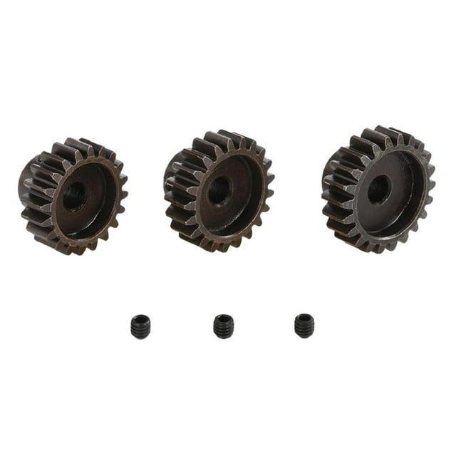 Engranaje de motor de piñón M1 20T 21T 22T de 3 piezas para reemplazo de coche RC crawler 1: 8