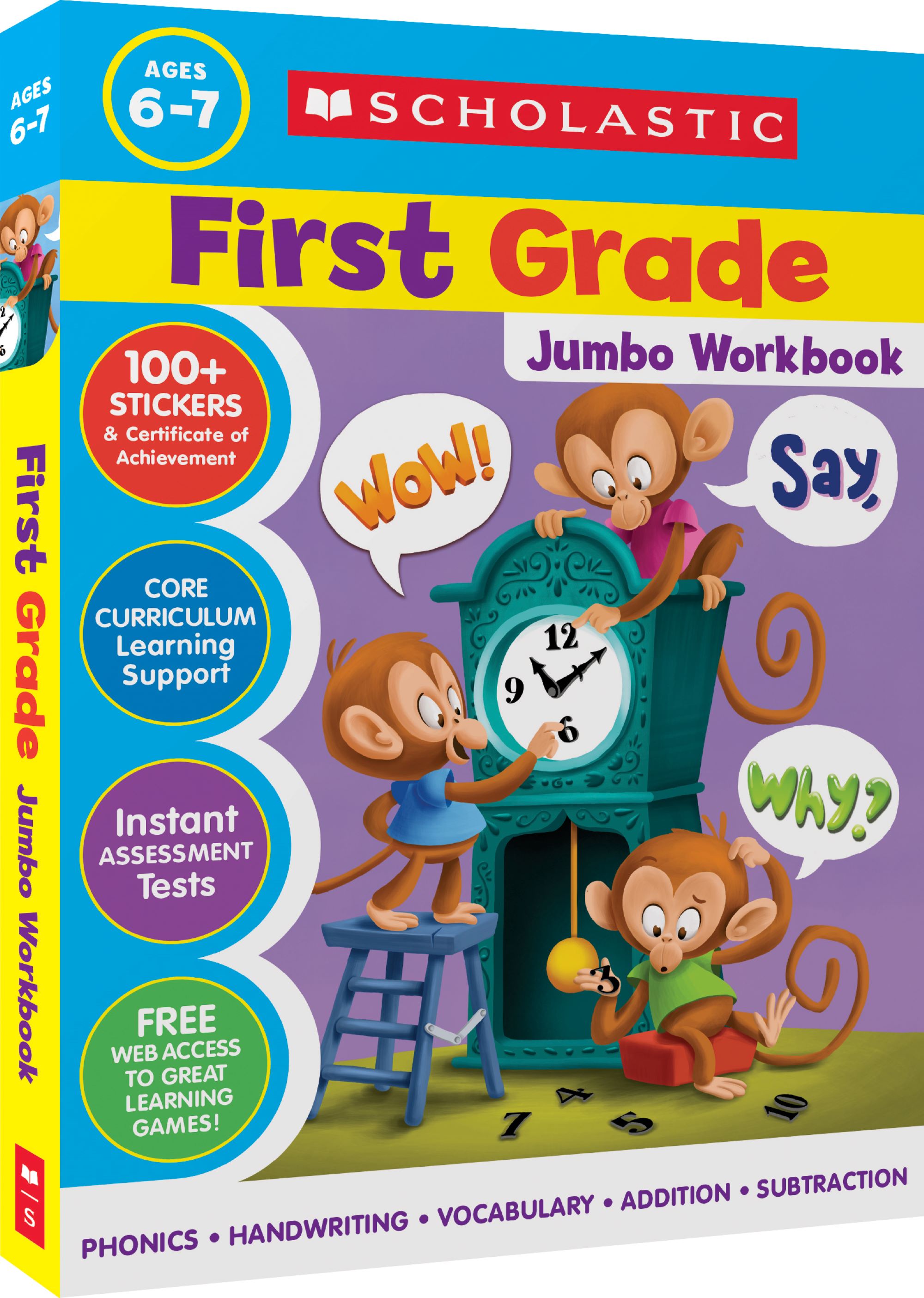 Scholastic First Grade Jumbo Workbook