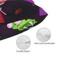 thumbnail image 5 of Invader Zim Pillowcase Cushion Pillow Covers With Hidden Zipper Pillow Case Decor For Bed Dorm Sofa Couch Car 14"x20", 5 of 8