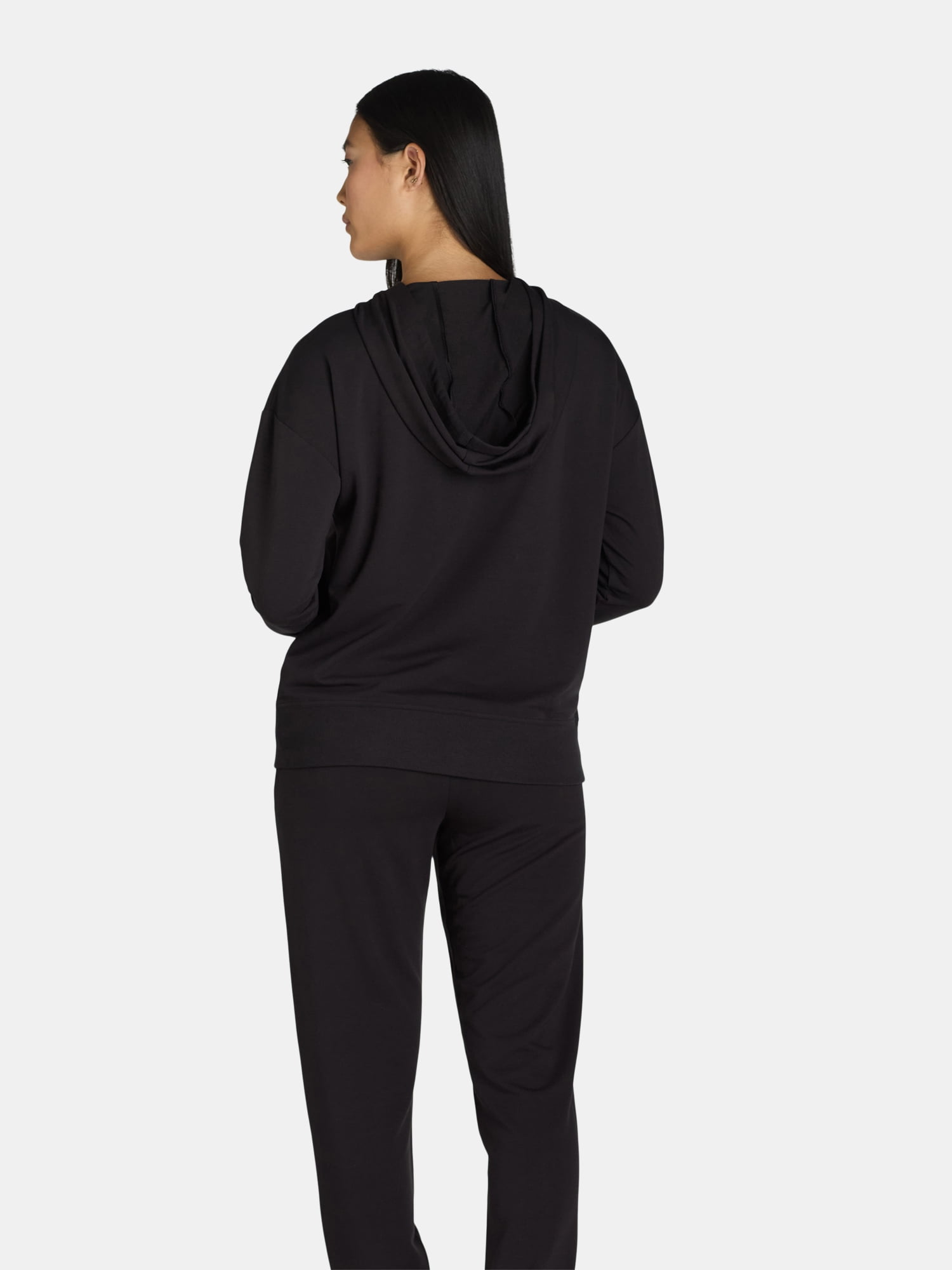 Athletic Works Women's and Women's Plus French Terry Hoodie with Long Sleeves, Sizes XS-4X
