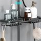 thumbnail image 2 of Sink Faucet Organizer, Dish Sponge Holder Kitchen Sink Organizer, Kitchen Sink Organizer, Hanging Faucet Drain Rack, 2 of 5