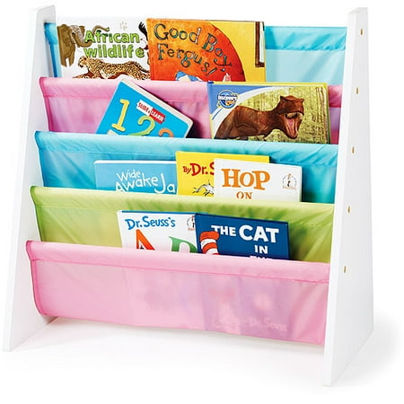 Pastel Book Rack - White - Tot Tutors