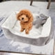 thumbnail image 1 of Camas para Perros Duraderas Y Cálidas para Perros Medianos/grandes, Cama Rectangular para Mascotas Engrosada con Suave Y Parte Inferior Antidesl gris Salvador cama de gato cachorro que se calienta, 1 of 9