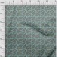 thumbnail image 2 of oneOone Cotton Silk Aquamarine Fabric Leaves Dress Material Fabric Print Fabric By The Yard 42 Inch Wide, 2 of 4