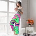 thumbnail image 5 of Bixox Women's Psychedelic Cartoon Frog Patterned Pajama Pants Loungewear, 5 of 5