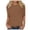 Brown, variant on T-Shirts Elbow-Length, Crew Neck Shirts for Women's Casual Comfortable Loose T Shirt Cotton Solid | Casual for Women