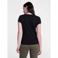 thumbnail image 4 of Scenario Women's Scoop Neck Tee with Cap Sleeves, Sizes XS-XXXL, 4 of 6