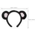 thumbnail image 2 of unbranded 3Ud Cintas Para Mujer Orejas De Oso Negras Ideales Para Fiestas Y Cosplay, 2 of 7