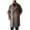 Coffee#1, variant on SuTry Men's Casual Coats Solid Color Long Sleeve Lapel Collar Mid Length Loose Suit with Pockets Suitable for Cold Weather Outings(Khaki,2XL)