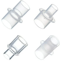 ACDANC 4 Pack Tubing Hose Adapter 15mm 20 mm for Various CPAP BiPAP Connector Adapters Oxygen Enrichment Adapter Attachment Tubing-4pcs