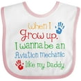 thumbnail image 3 of Inktastic Aviation Mechanic Like Daddy Boys or Girls Baby Bib, 3 of 4