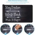 thumbnail image 6 of Extended Gaming Mouse Pad (35.4x15.7 in), Large Non-Slip Rubber Base Mousepad with Stitched Edges, Waterproof Keyboard Mouse Mat Desk Pad for Work, Game, Office, Home - Stay Positive, 6 of 6