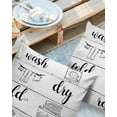 thumbnail image 3 of Outdoor Throw Pillow Cover Laundry Room Rule on Wooden Plank Waterproof Cushion Covers 2 Pack Wash Dry Fold Repeat Pillow Cases Home Decoration for Patio Garden Couch Sofa, 3 of 7