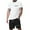 Black, variant on Outfits for Men Casual Color Solid Matching Shirt and Shorts Set Athletic Fit Sweatsuit Men Clothing Sets Outfits Orange,XL