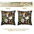 thumbnail image 4 of Mushroom Pillow Covers 16x16 Set of 2 Green Plant Throw Pillow Cases Spring Summer Rustic Decorative Outdoor Pillowcase Cushion Cover Cute Aesthetic Pillow Protector for Sofa Couch Bed, 4 of 6