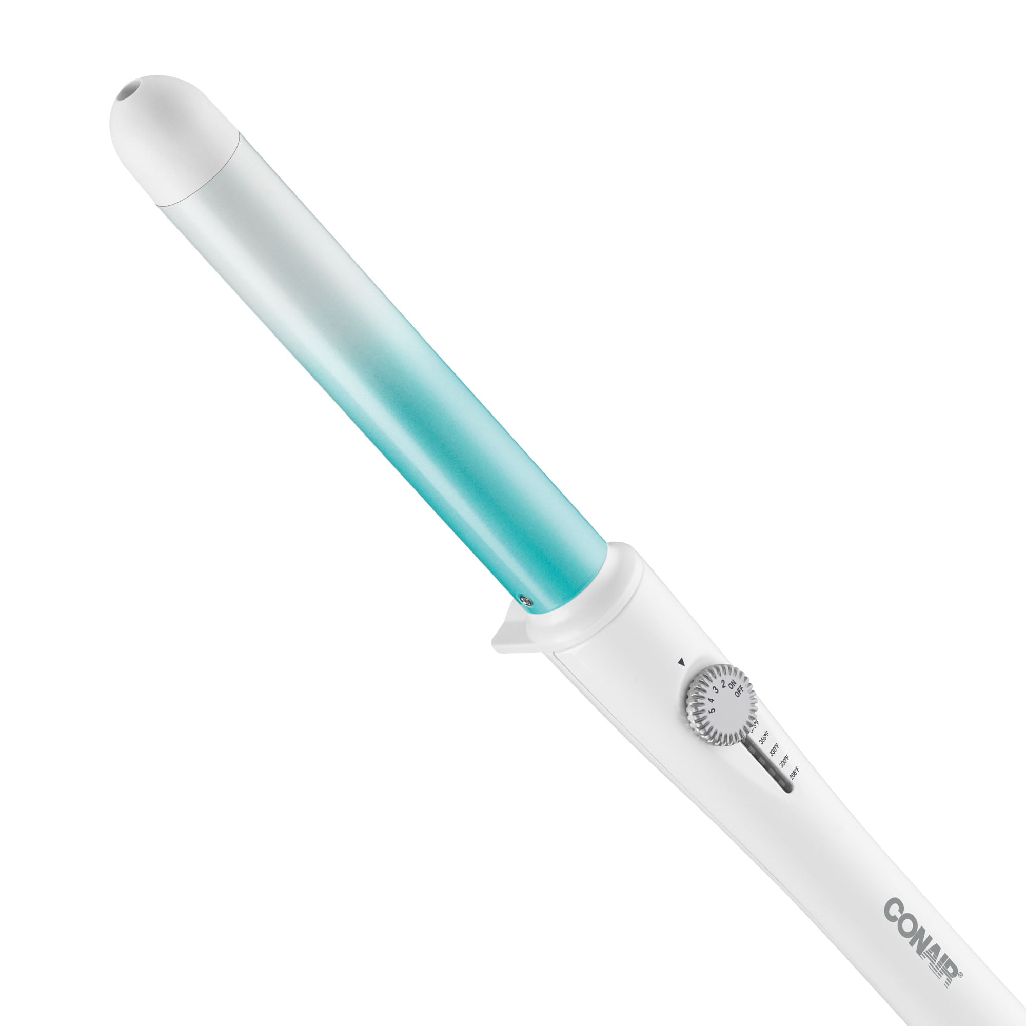 Conair Oh-So-Kind Travel Size 1' Ceramic Hair Curling Wand, White, Model CD955