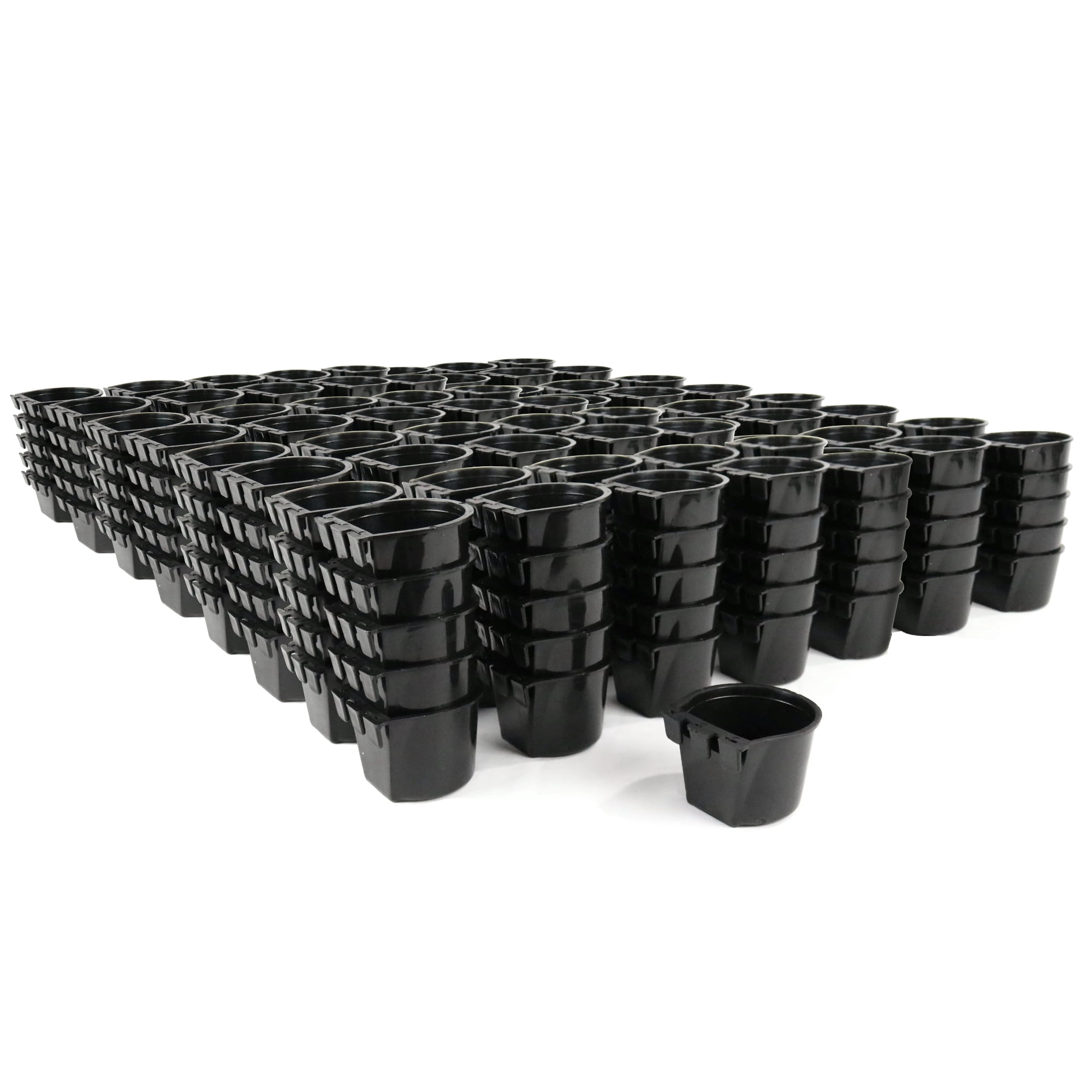 The ROP Shop 300-Pack - Black Cage Cups for Chicken, Dog, Pheasant, Rabbit Feed & Water