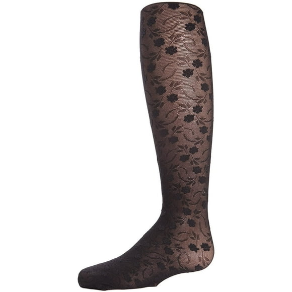 MeMoi Floral Lace Tights for Girls  Sheer Floral Tights