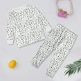 thumbnail image 2 of Gunia Todder Boys Girls Easter Pjs Kids Long Sleeve Pants Set Cute Bunny Egg Print Soft Comfortable Soft Cute Unisex Pajamas 2-9 Years, 2 of 3