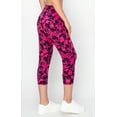 thumbnail image 4 of ALWAYS Women's Slimfit Super Soft Highwaisted Capri Joggers with Pockets 7238 Pink Leaf Medium, 4 of 6