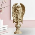 thumbnail image 4 of Figura de ángel de resina 3D, escultura de ángel, estatua artística, decoración para interiores y exteriores Beige, 4 of 8