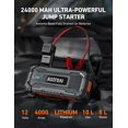 thumbnail image 4 of AstroAI Car Jump Starter, Battery Jump Starter with Jumper Cables for All Gas Engines & 12L Diesel, Battery Booster Power Pack, 12V Jump Box with LED Light, Type-C/USB Quick Charge, 4 of 9