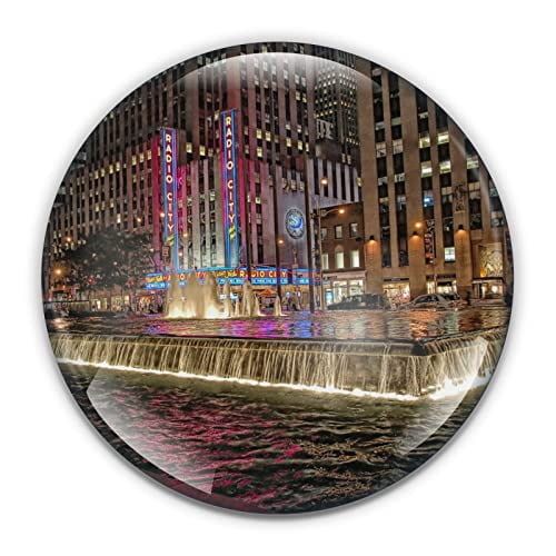 6th Avenue NYC Paperweight in Gift Box, 3 Inch Crystal Dome, Perfect for House Warming Gift
