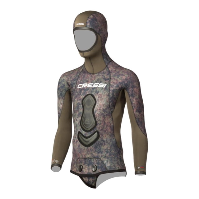 Playera para Caballero Cressi Seppia Neopreno de 3.5mm Talla XXL Gris