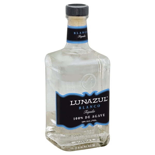 Lunazul Blanco 100% Agave Tequila, 750 ml - Walmart.com ...