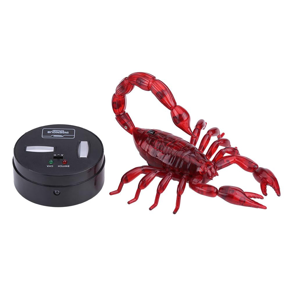 Tebru Infrared Remote Control Scorpion Model Toy RC Animal Christmas