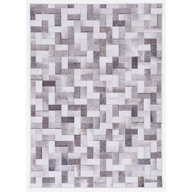 Tapis d'appoint Laredo Burke gris & ivoire de 3 pi x 5 pi