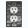 thumbnail image 1 of Metal Light Switch Plate Cover Cafe Diner Coffee Sign COF022, 1 of 13
