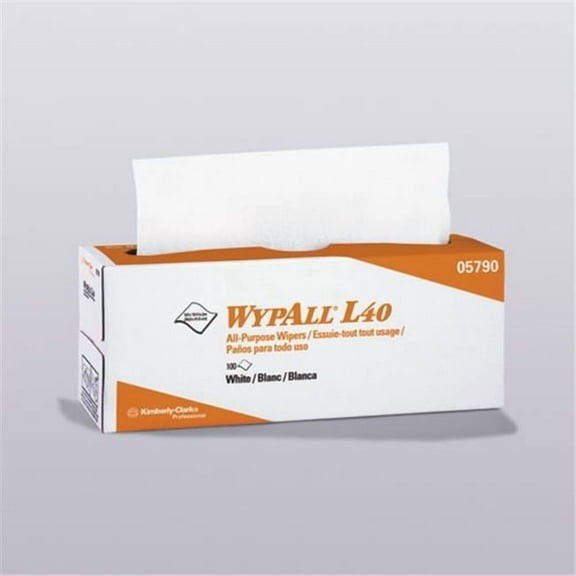 Kimberly-Clark KCC 05790 Wypall L40 Wpr 16.4X9.8 white 9/100