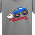 thumbnail image 4 of Inktastic Happy Valentine's Day-monster Truck Youth T-Shirt, 4 of 5