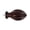 Antique Mahogany, variant on Wood End Cap Finials in White for 1-3/8" Wood Pole (2-Pack)