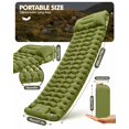 thumbnail image 3 of Colchoneta inflable para camping HAWAJOK de 10 cm con almohada, color verde oliva, 3 of 7