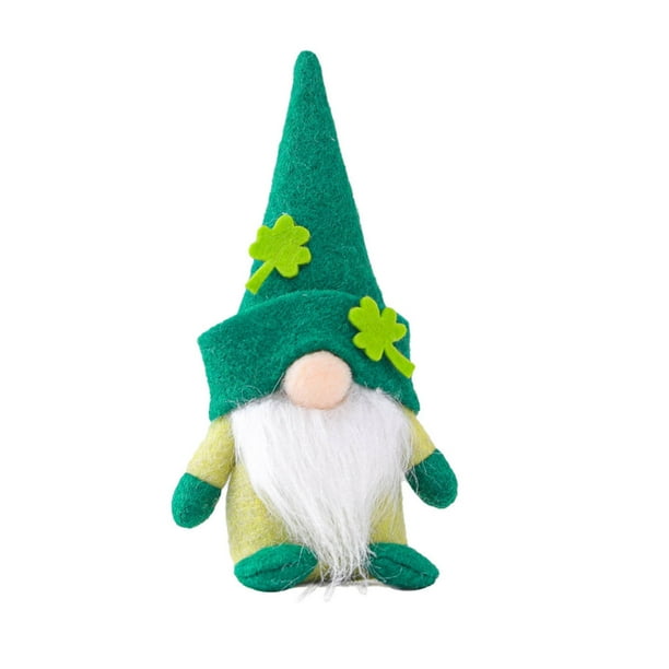 Teissuly Irish Day St. Patrick's Day Faceless Doll Rudolph Doll Decoration Plush Toy Teissuly WER202401275559