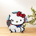 thumbnail image 3 of Lsque Sanrio Pattern Ceramic Decorative Plate Decorative Plates with Display Stand Personalized Porcelain Plate Ceramic Ornaments for Wall Hanging Decoration-7in, 3 of 6