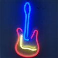 thumbnail image 1 of Letrero de luz de neón LED para guitarra, luz nocturna USB, letrero decorativo para Bar, Pub, tienda, Club, garaje, decoración de fiesta en casa, 1 ud. JAMW Sencillez, 1 of 5