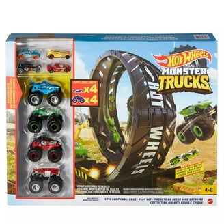 Monster Jam, New 12-Pack Fire & Ice 1:64 Scale Monster Truck