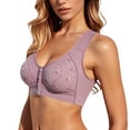thumbnail image 3 of Bras for Women Fashion Upgrade Bra Supportive Seamless Bras No Underwire Support Smooth Bralettes Purple, Size 38, 3 of 5