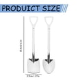 thumbnail image 2 of Flatware Tableware Plastic dining spoon-1 Cake Fruit Spoon Stainless Steel Spoon * 3+1 Cake Fruit Spoon Stainless Steel Spoon * 3 Metal(Silver, One Size*3+One Size*3), 2 of 8