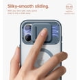 thumbnail image 4 of SURITCH for iPhone 16 Pro Max Case with Stand, Compatible with Magsafe, with Camera Cover and Camera Control Button Protection, Rugged Shockproof Slim Magnetic Protective Covers, Translucent Blue, 4 of 10