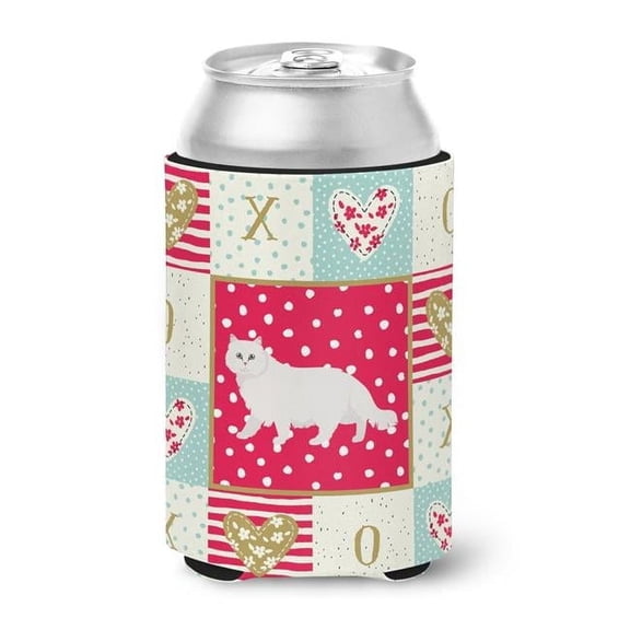 Carolines Treasures Chinchilla Persian Longhair Cat Love Can or Bottle Hugger Can Hugger multicolor