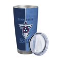 thumbnail image 2 of Taza térmica duradera de acero inoxidable 304 con tapa y pajita con temática del equipo de fútbol de los Titanes Taza térmica de acero inoxidable de 20 oz Taza para automóvil Adecuada para bebidas, 2 of 8