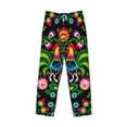 thumbnail image 4 of Disketp Roosters And Flowers Men'S Pajama Pants - Ultra Soft Fleece Sleep And Lounge Pants (Size: S-Xxl), 4 of 9
