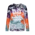 thumbnail image 4 of Camiseta de manga larga con cuello redondo para mujer a la moda, blusa suelta con estampado de otoño Pompotops  FGAJ19799, 4 of 5